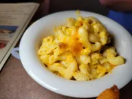 A bowl of famous mac and cheese